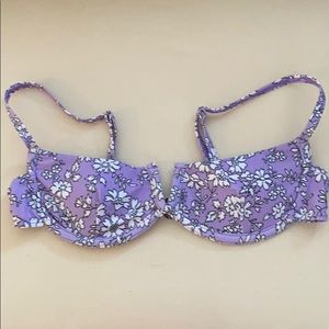 Lavender bathing suit top
